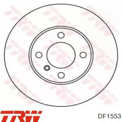 Передние тормозные диски DF1553 TRW