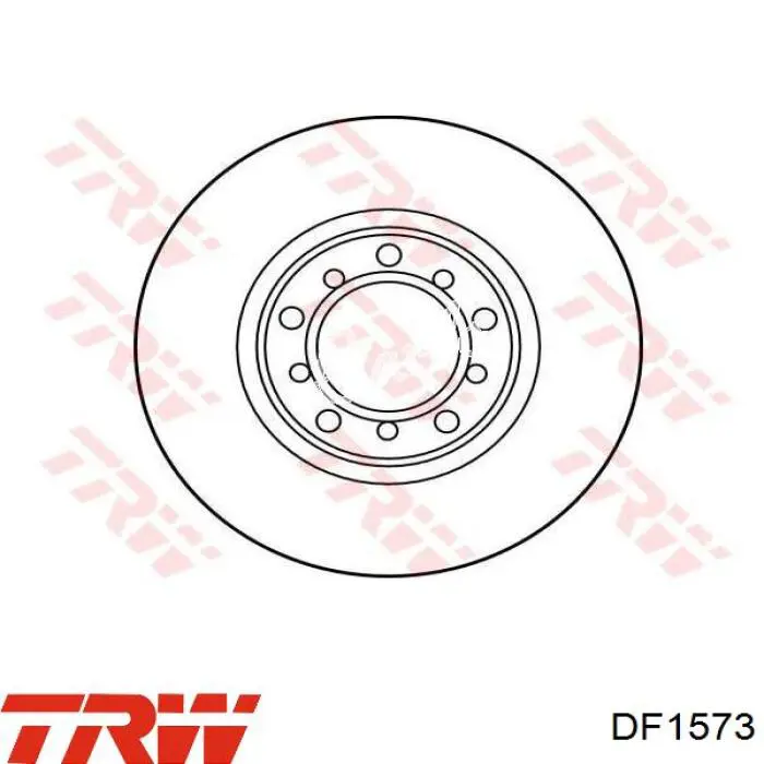 Передний тормозной диск TRW DF1573