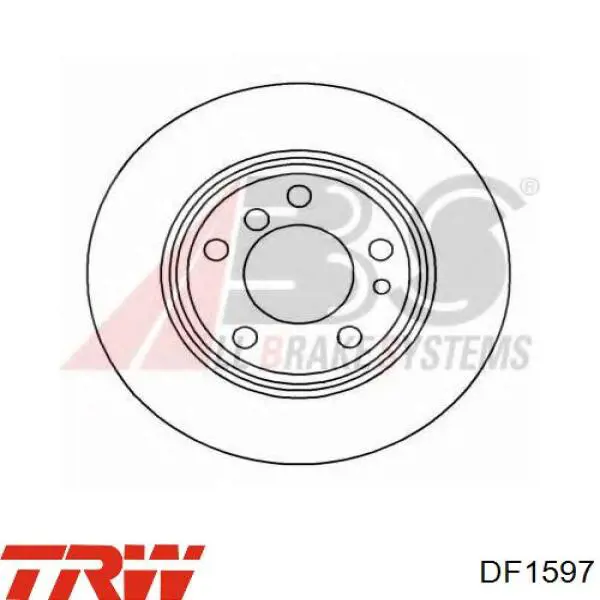 Купить DF1597 TRW Диск тормозной задний