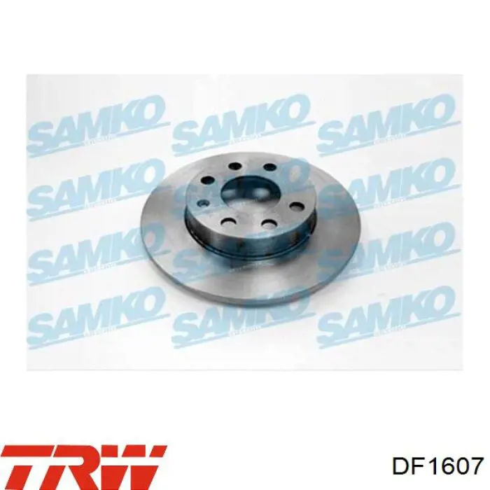 Передние тормозные диски TD433 Dafmi