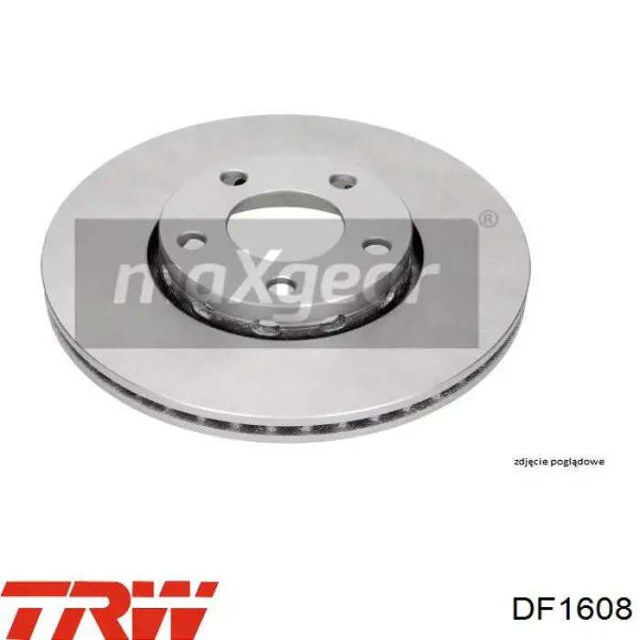 Передние тормозные диски DF1608 TRW