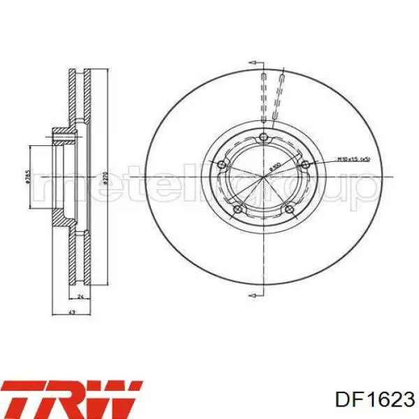Купить T107912 Ford Ротор тормозной