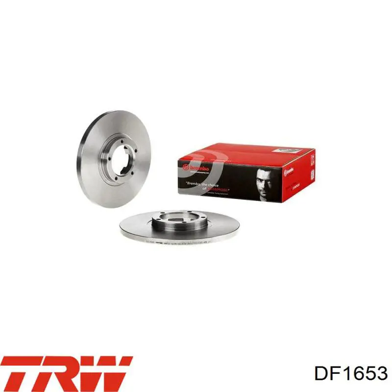 Тормоз дисковый передний TRW DF1653 цена, от 27.84 USD