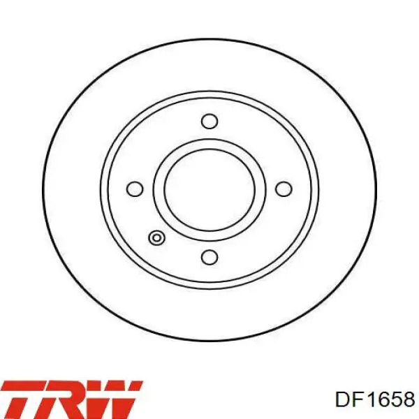 Купить DF1658 TRW Ротор тормозной