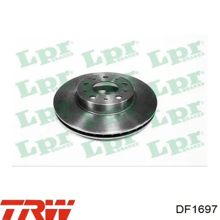 Передние тормозные диски DF1697 TRW