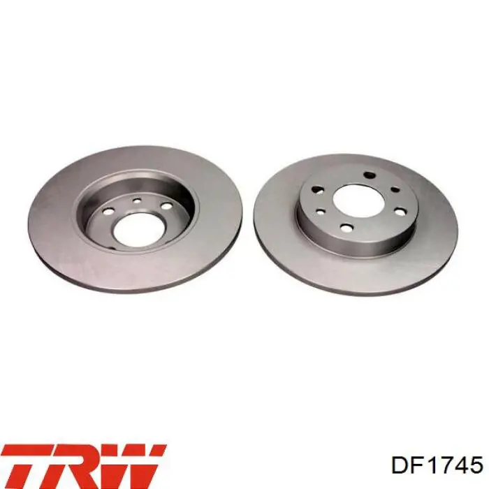 Тормозные диски DF1745 TRW