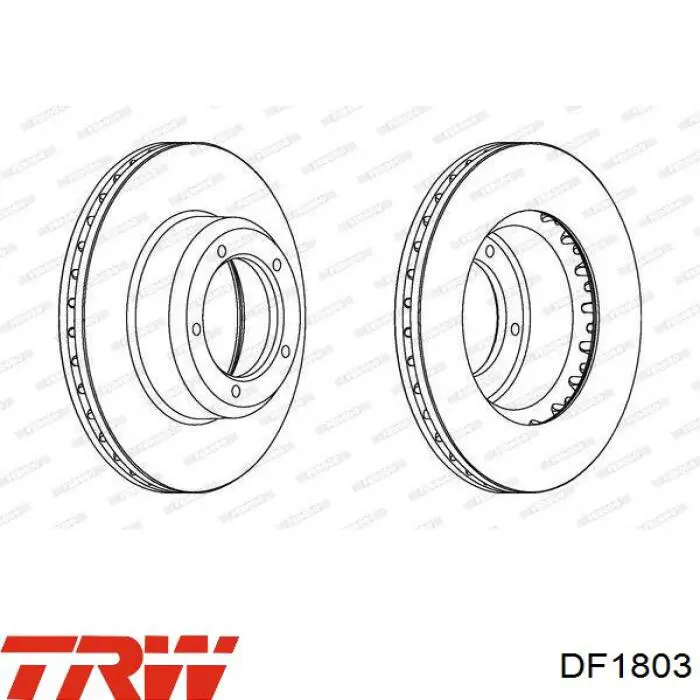 Передние тормозные диски LR017952 Britpart
