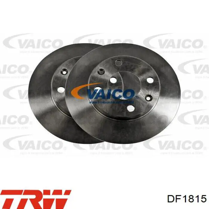 Передние тормозные диски DF1815 TRW