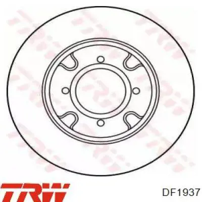 Передние тормозные диски DF1937 TRW