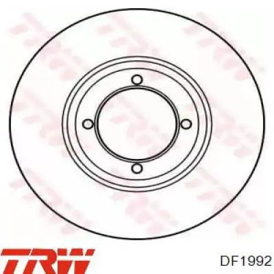 Передние тормозные диски 8449610 Brembo