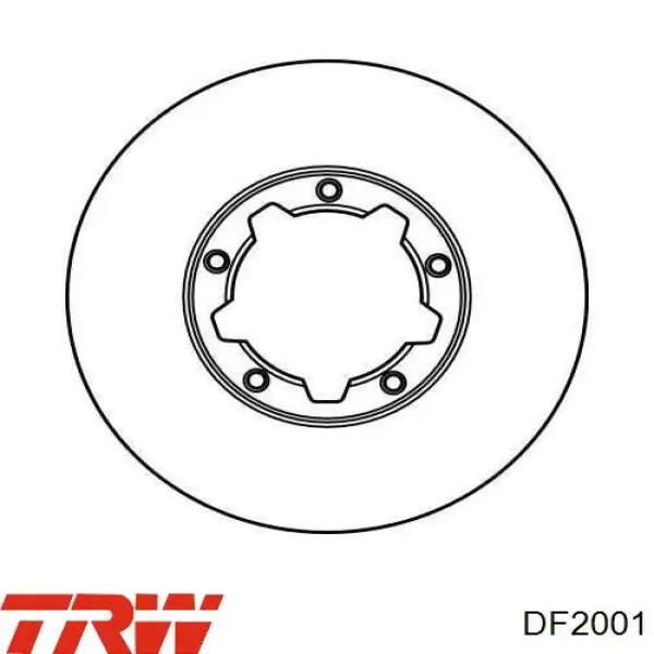 Купить DF2001 TRW Ротор тормозной