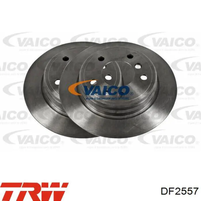 Тормозные диски DF2557 TRW