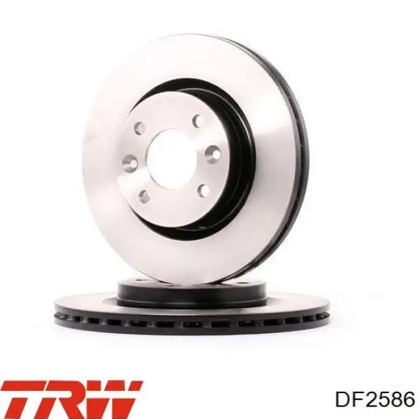 Передние тормозные диски DF2586 TRW