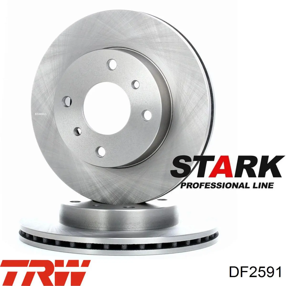 Передние тормозные диски DF2591 TRW