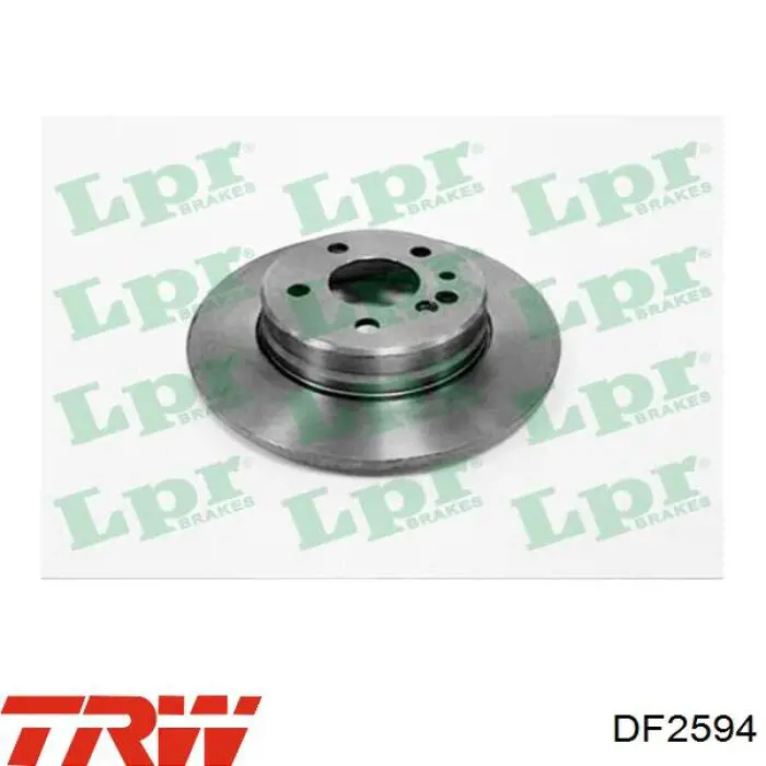 Задний дисковый тормоз TRW DF2594