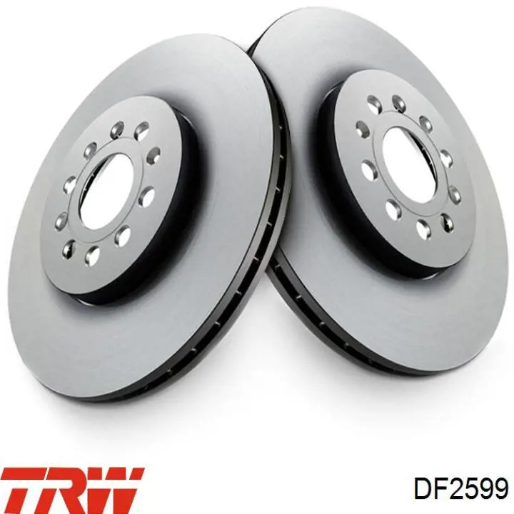 DF2599 TRW диск тормозной передний