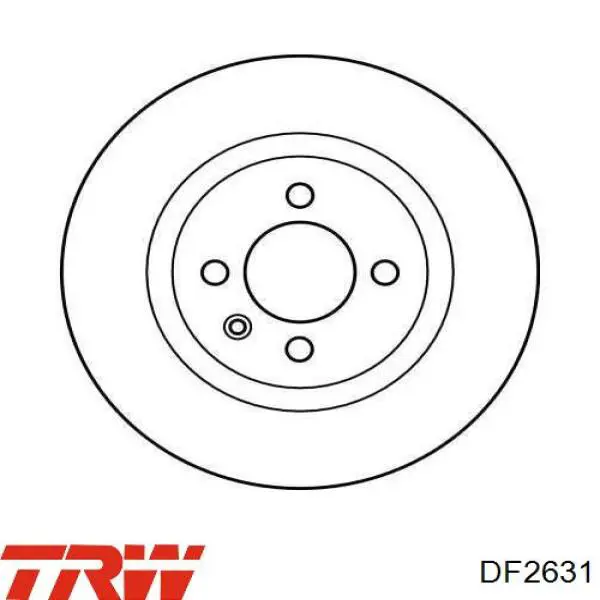 Купить DF2631 TRW Ротор тормозной