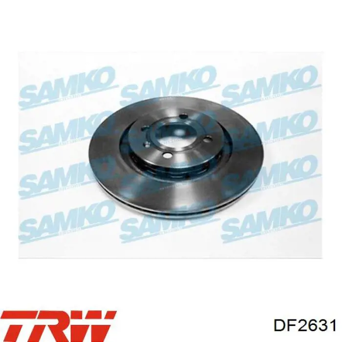 Передние тормозные диски DF2631 TRW