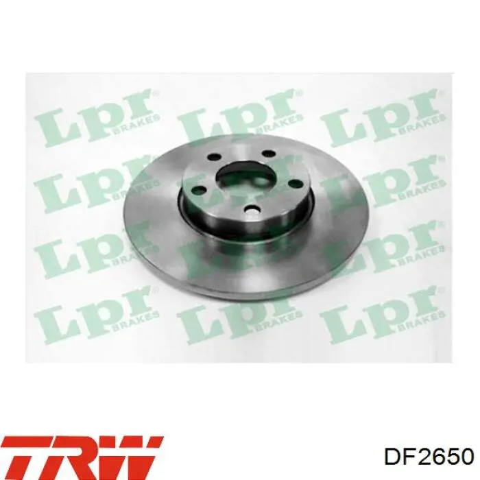 Передний тормозной диск TRW DF2650
