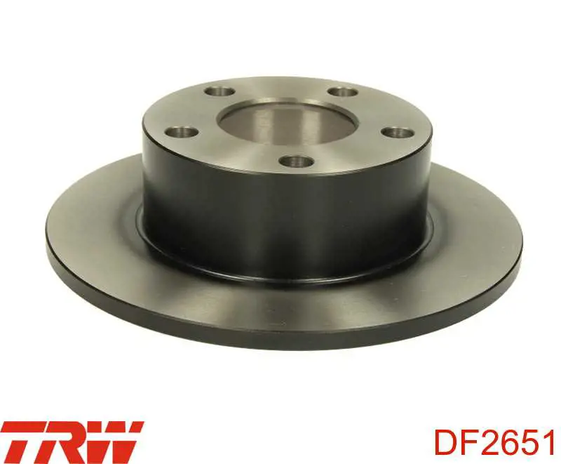 DF2651 TRW диск тормозной задний