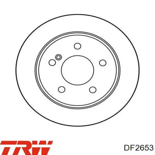 Задний тормозной диск TRW DF2653 цена, от 20.93 USD