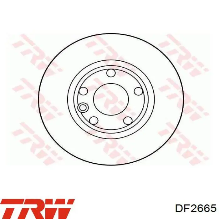 Купить DF2665 TRW Ротор тормозной
