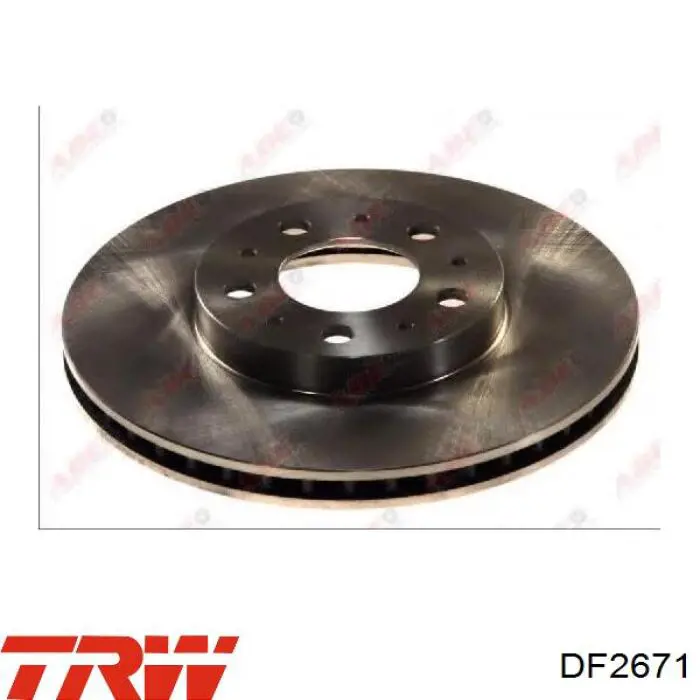 Передние тормозные диски DF2671 TRW