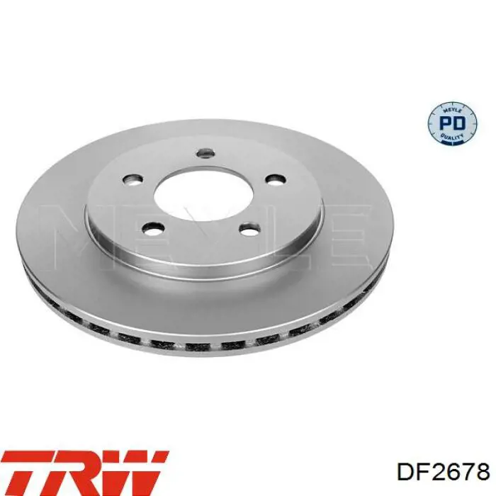 Передние тормозные диски DF2678 TRW
