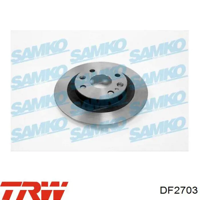 Задний дисковый тормоз TRW DF2703