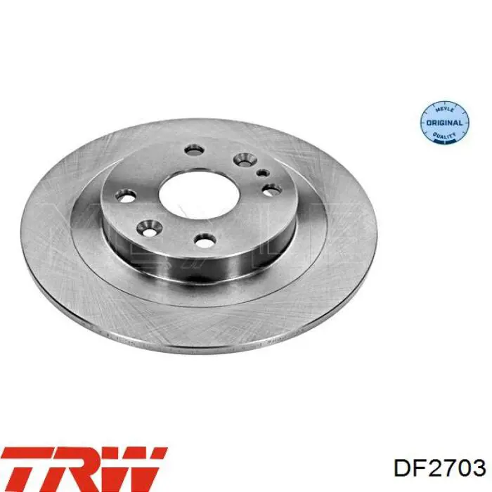 Тормозные диски DF2703 TRW