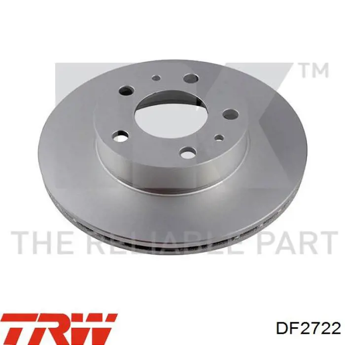 Тормоз дисковый передний TRW DF2722 цена, от 62.72 USD