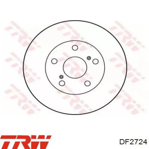 Передние тормозные диски DF2724 TRW