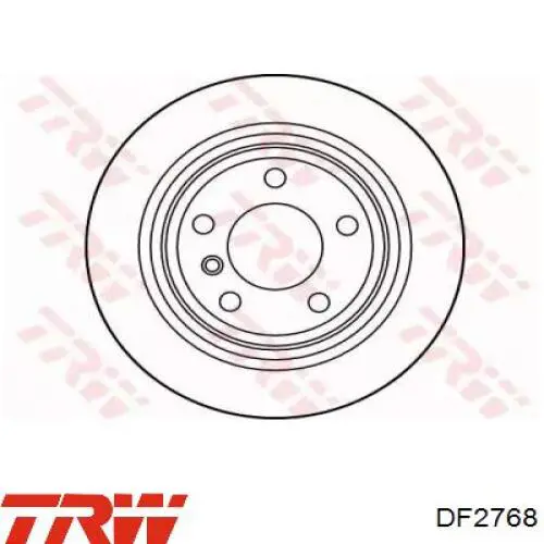 Задний дисковый тормоз TRW DF2768