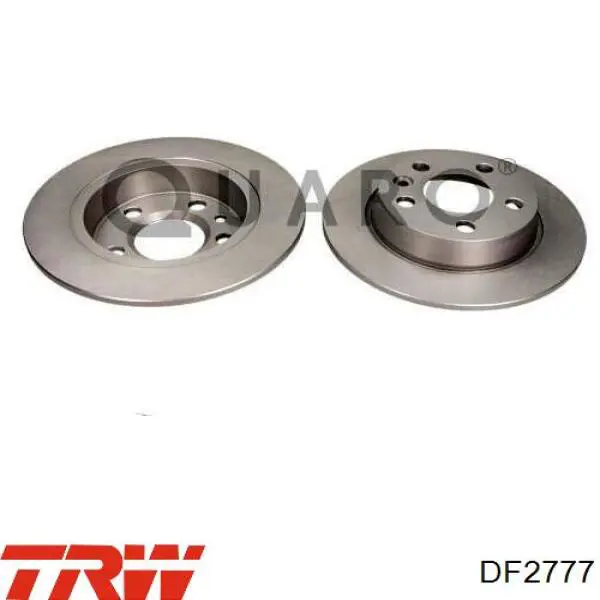 Тормозные диски DF2777 TRW