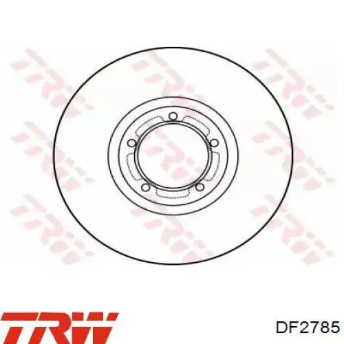 DF2785 TRW тормозные диски