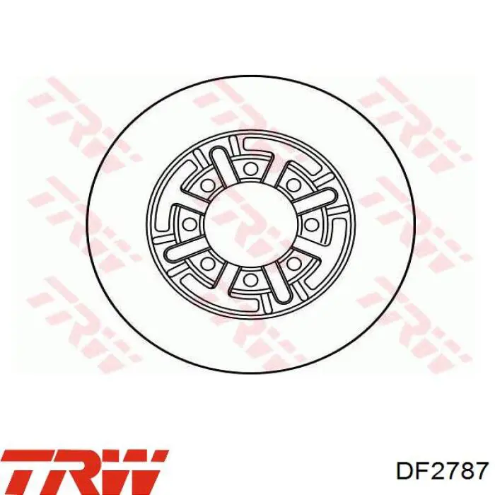 Купить DF2787 TRW Диск тормозной задний