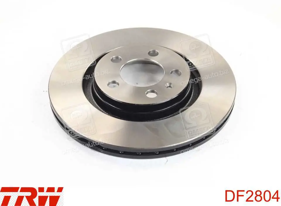 DF2804 TRW диск тормозной передний