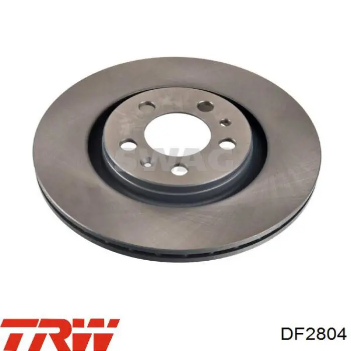 Тормоз дисковый передний TRW DF2804 цена, от 32.44 USD