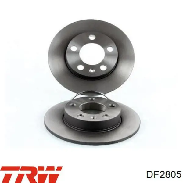 Задний дисковый тормоз TRW DF2805