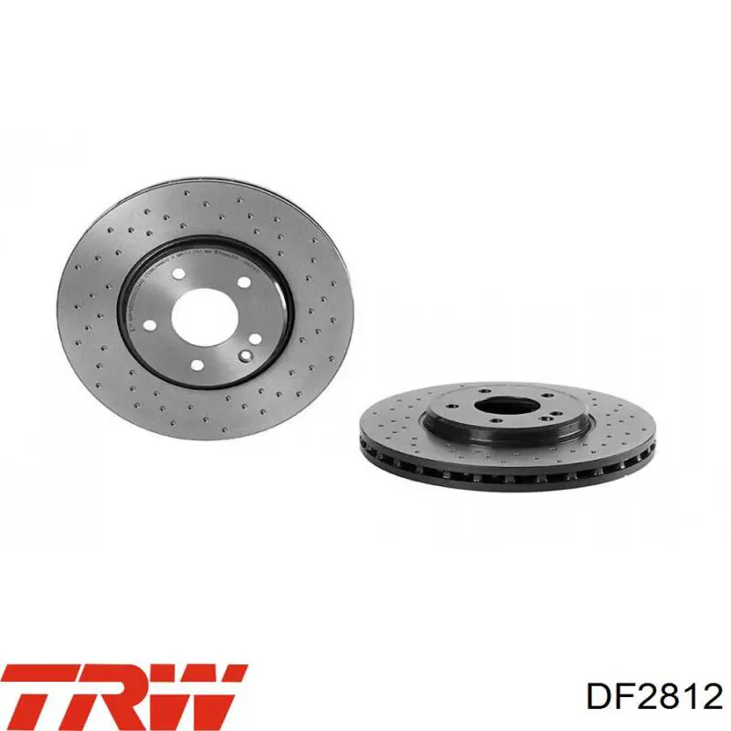 Передние тормозные диски DF2812 TRW