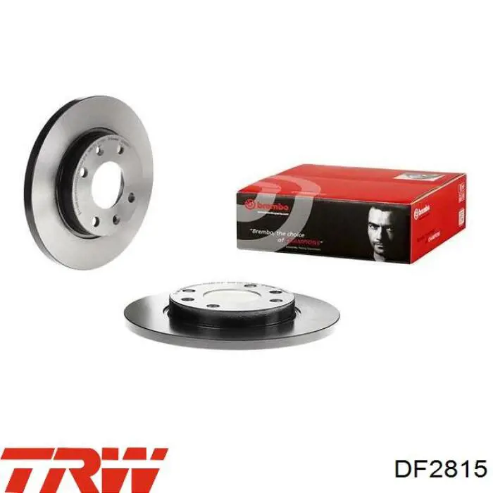 Передние тормозные диски DF2815 TRW