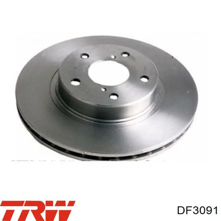 Передние тормозные диски DF3091 TRW