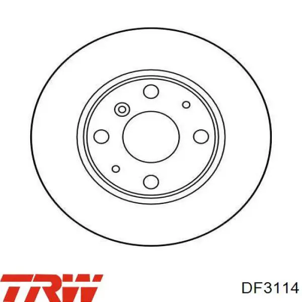 Купить DF3114 TRW Ротор тормозной
