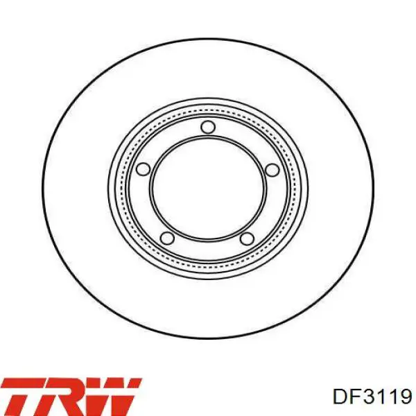 Купить DF3119 TRW Ротор тормозной