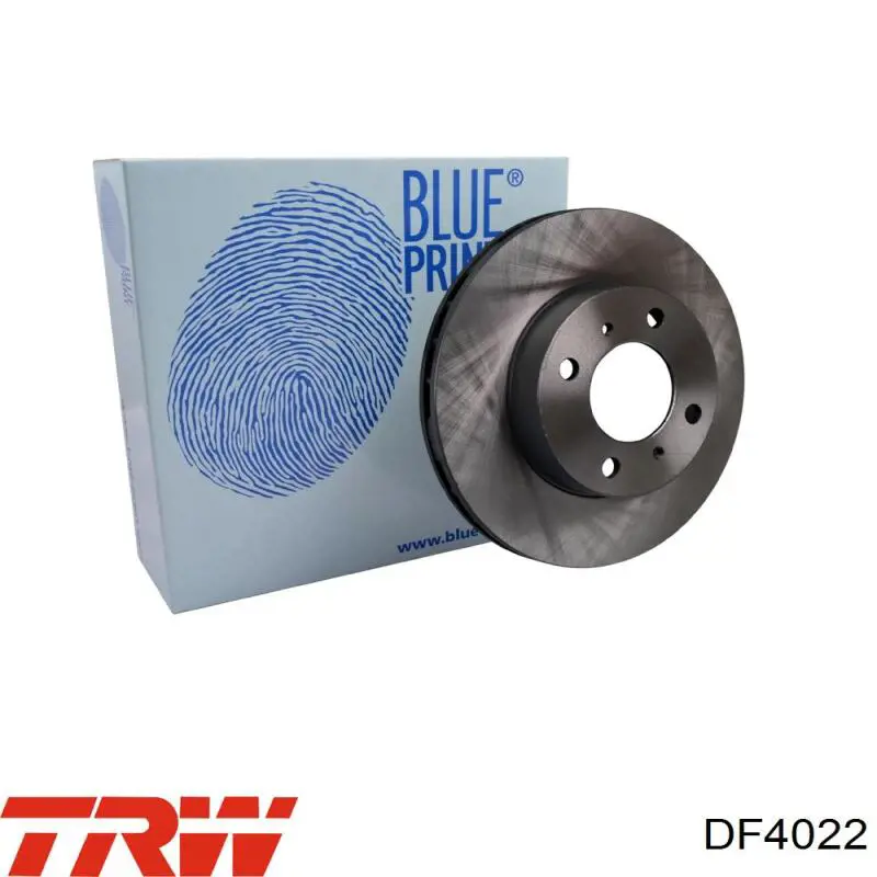 Передние тормозные диски DF4022 TRW
