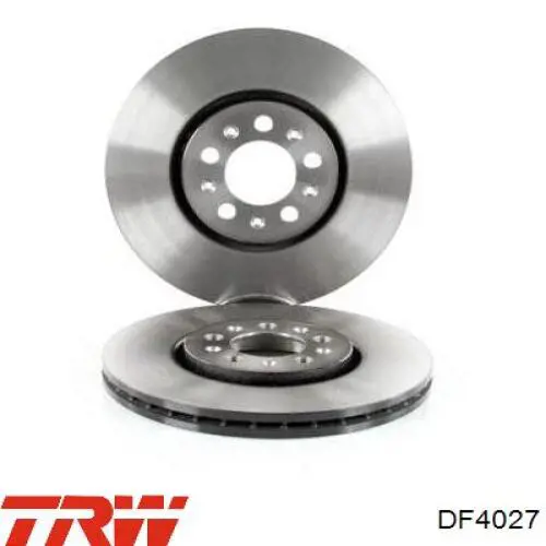 Передние тормозные диски DF4027 TRW