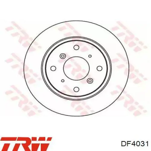 Тормозные диски DF4031 TRW