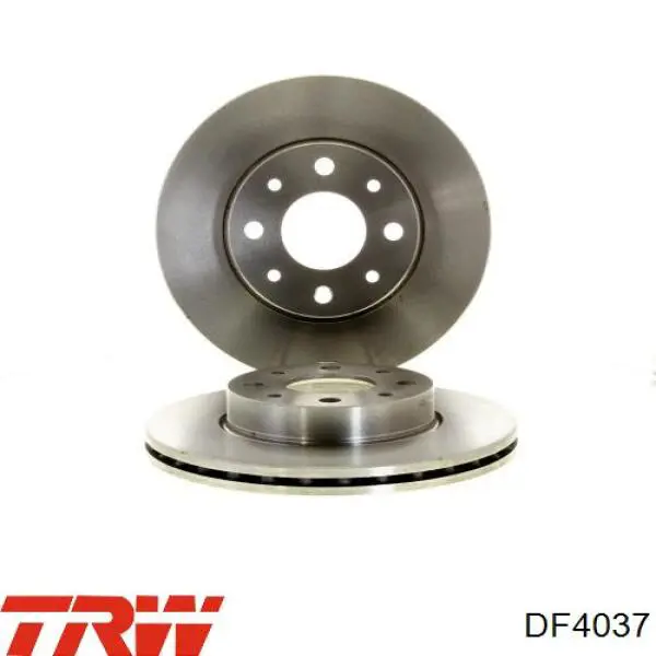 DF4037 TRW диск тормозной передний