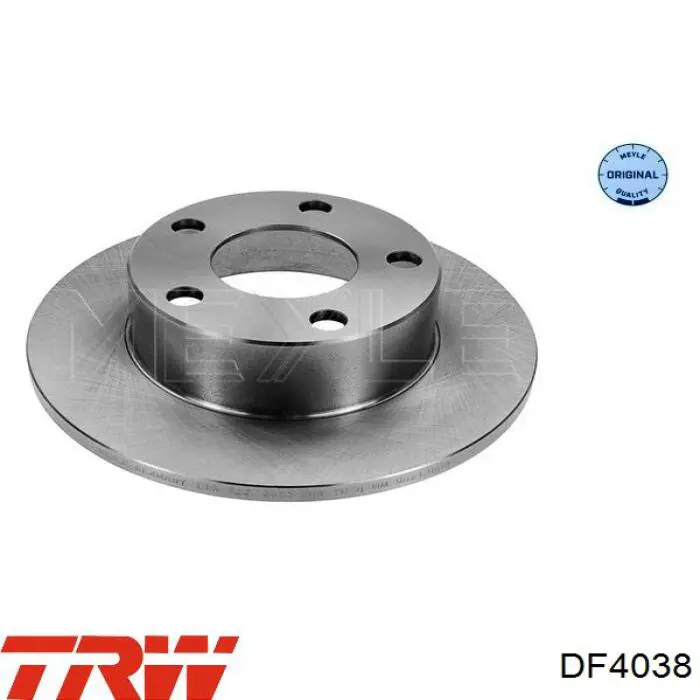 Задний дисковый тормоз TRW DF4038