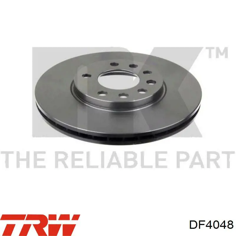 Передние тормозные диски DF4048 TRW